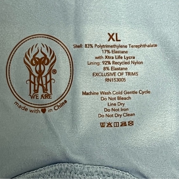 NWT FREE PEOPLE x HAH Knock Out Corset boudoir Top Size XL Blue Periwinkle - Picture 12 of 12